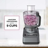 Ninja BN601 Professional Plus Food Processor 1000-Peak-Watts with Auto-iQ Preset Programs Chop Puree Dough Slice Shred with a 9-Cup Capacity and a Silver Stainless Finish (Renewed)