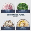 Ninja Express Chop Manual Food Processor, 16oz Bowl, Gray, NJ100GR