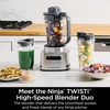 Ninja Foodi Power Blender & Food Processor, 6 Functions, Silver, SS351(TWISTi Blender DUO)