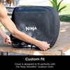 Ninja XSKOCVR Premium Cover, Compatible Woodfire Outdoor Oven (OO100 series), Adjustable Drawstrings, UV and Water-Resistant, Lightweight, Black, 19.5” x 16.5” x 15″(Storage Cover)