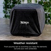 Ninja XSKOCVR Premium Cover, Compatible Woodfire Outdoor Oven (OO100 series), Adjustable Drawstrings, UV and Water-Resistant, Lightweight, Black, 19.5” x 16.5” x 15″(Storage Cover)