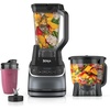 Ninja BL660 Professional Compact Smoothie & Food Processing Blender, 1100-Watts, 3 Functions -for Frozen Drinks, Smoothies, Sauces, & More, 72-oz.* Pitcher, (2) 16-oz. To-Go Cups & Spout Lids, Gray(UltraCrush Kitchen System (2026))