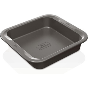 Ninja B30408 Foodi NeverStick Premium 8 inch Square Cake Pan, Nonstick, Oven Safe up to 500⁰F, Dishwasher Safe, Grey(8″ Square Pan)