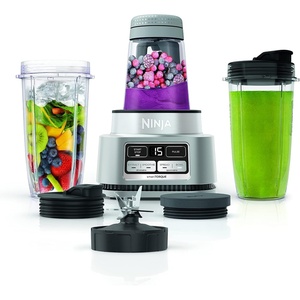 Ninja Foodi Power Blender & Food Processor, 6 Functions, Silver, SS351(Personal Blender)