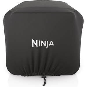 Ninja XSKOCVR Premium Cover, Compatible Woodfire Outdoor Oven (OO100 series), Adjustable Drawstrings, UV and Water-Resistant, Lightweight, Black, 19.5” x 16.5” x 15″(Storage Cover)