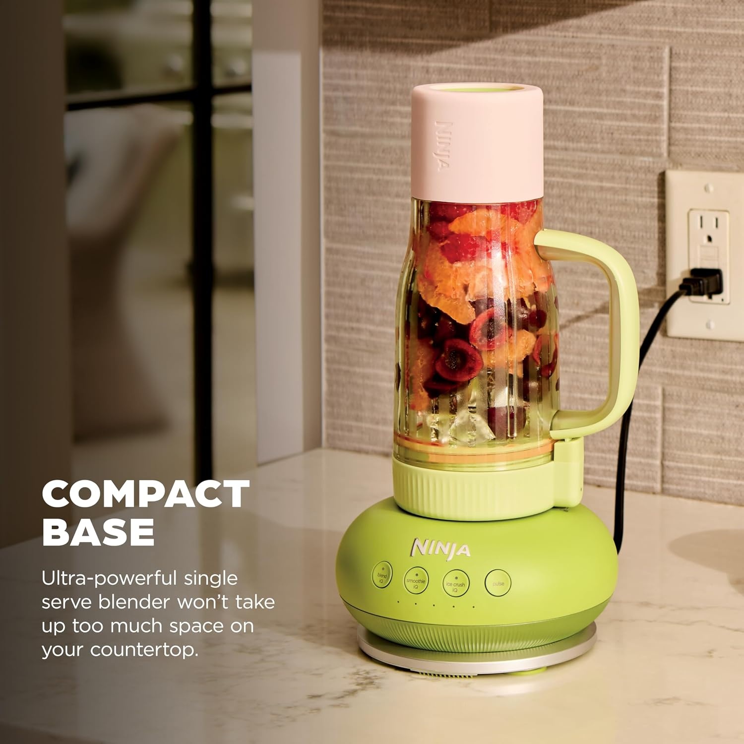 image:imageNinja BlendBOSS Personal Blender 26oz Tumbler 1200PW DB301GNBRNWatermelon Bubblegum