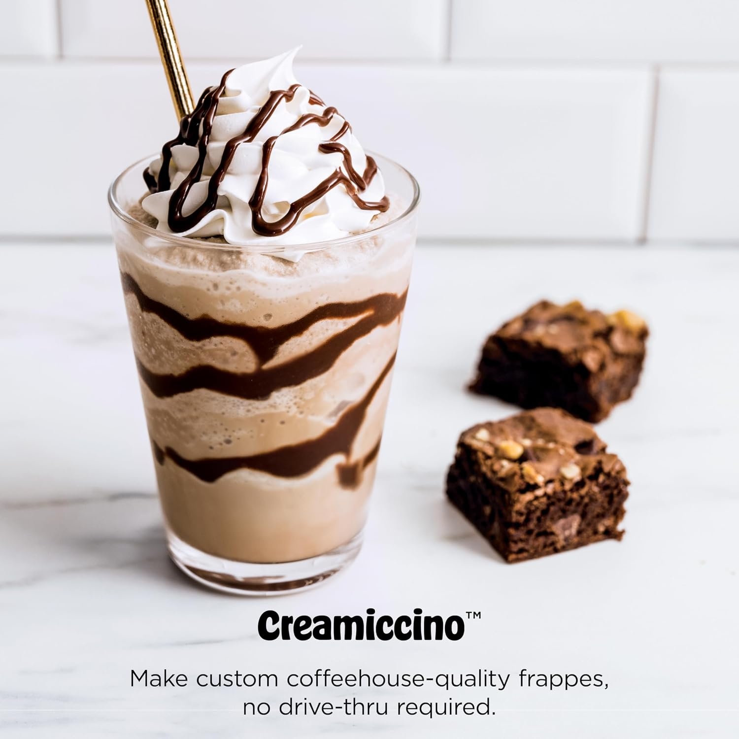 image:imageNinja CREAMi Deluxe Ice Cream Maker 11in1 Create Frozen Desserts Sorbet Milkshakes Yogurt amp More Includes 2 Dishwasher Safe XL 24 Oz Tubs with storage lids Blue NC501ND