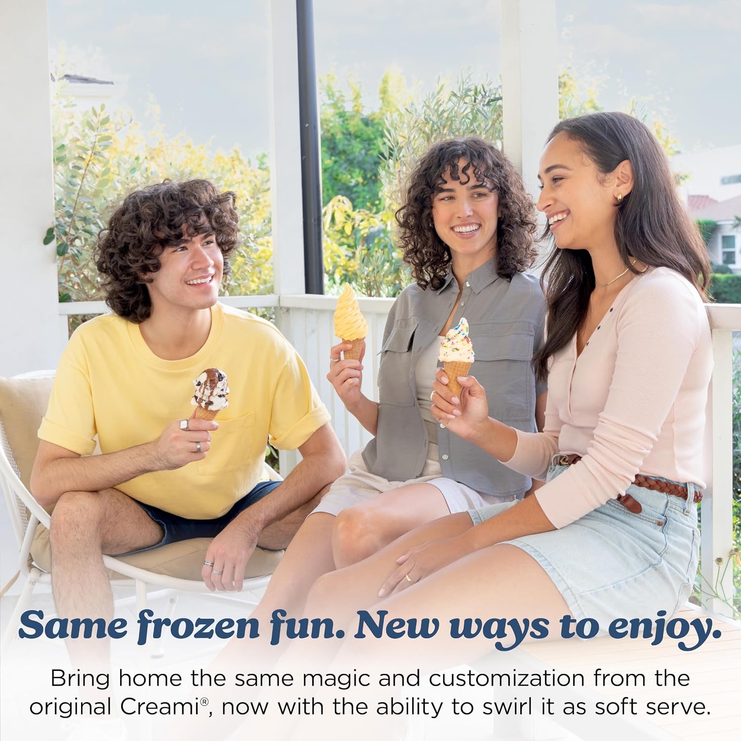 image:imageNinja Creami Scoop amp Swirl 13in1 Ice Cream and Soft Serve Maker NC701BLCREAMi Scoop Swirl Navy