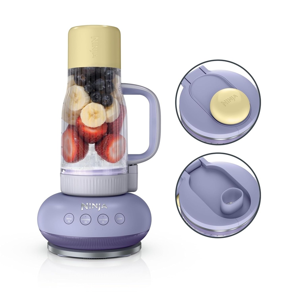 image:imageNinja BlendBOSS Personal Blender 26oz Tumbler 1200PW DB301GNBRNLavender Lemonade