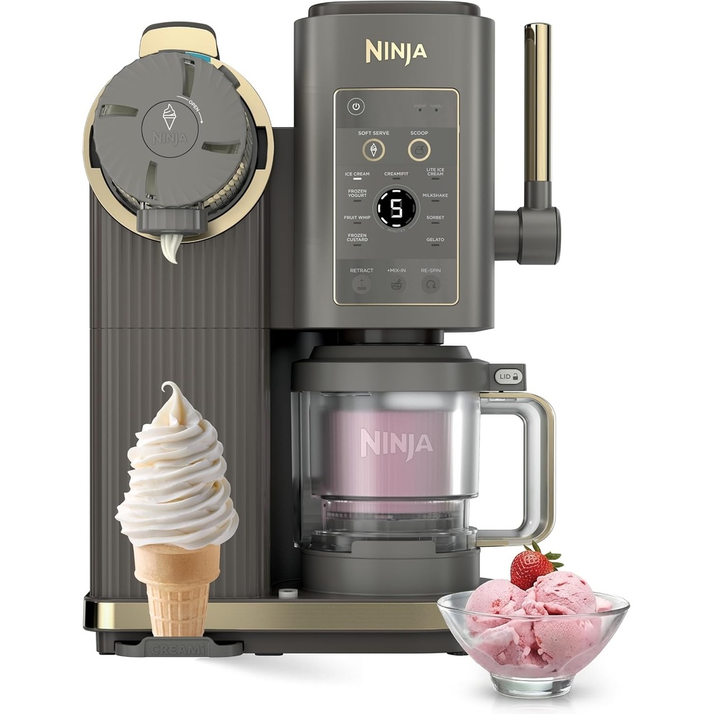 image:imageNinja Creami Scoop amp Swirl 13in1 Ice Cream and Soft Serve Maker NC701BLCREAMi Scoop Swirl Mocha