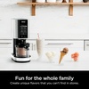 Ninja CREAMi Ice Cream Maker, 5 One-Touch Programs, Includes (2) 16oz Pints with Lids, Transform Frozen Bases to Ice Cream, Sorbets, Milkshakes, Vegan, Dairy-Free Options, NC300 White (Renewed)