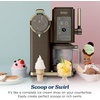 Ninja Creami Scoop & Swirl 13-in-1 Ice Cream and Soft Serve Maker, NC701BL(CREAMi Scoop & Swirl (Mocha))