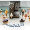 Ninja Creami Scoop & Swirl 13-in-1 Ice Cream and Soft Serve Maker, NC701BL(CREAMi Scoop & Swirl (Mocha))