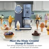 Ninja Creami Scoop & Swirl 13-in-1 Ice Cream and Soft Serve Maker, NC701BL(CREAMi Scoop & Swirl (Navy))