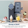 Ninja Creami Scoop & Swirl 13-in-1 Ice Cream and Soft Serve Maker, NC701BL(CREAMi Scoop & Swirl (Navy))