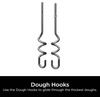 Ninja Foodi Dough Hooks, Fits Power Mixer System CI100 Series, XSKDOUGHHK