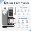 Ninja NC701 CREAMi Swirl 13-in-1 Soft Serve Ice Cream Machine (Renewed) Bundle with 2 YR CPS Enhanced Protection Pack
