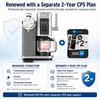 Ninja NC701 CREAMi Swirl 13-in-1 Soft Serve Ice Cream Machine (Renewed) Bundle with 2 YR CPS Enhanced Protection Pack