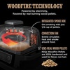 Ninja OG751 Woodfire Pro Outdoor Grill with Built-In Thermometer, 7-in-1 Master Grill, BBQ Smoker&Outdoor Air Fryer plus Bake,Roast, Dehydrate,&Broil,Woodfire Technology,with All Purpose Blend Pellets(Cover  2lb Pellets  Stand)