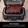 Ninja Woodfire XL Rib Rack for Grilling up to 4 Full Racks of Ribs, Easy to Wipe Clean, Official Accessory, Compatible with Ninja Woodfire XL BBQ Grill OG850 / OG901, Black, XSKOGXLRBRKEU(Rib Rack)
