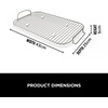 Ninja Woodfire XL Rib Rack for Grilling up to 4 Full Racks of Ribs, Easy to Wipe Clean, Official Accessory, Compatible with Ninja Woodfire XL BBQ Grill OG850 / OG901, Black, XSKOGXLRBRKEU(Roast & Smoke Rack)