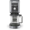 Ninja NC501 CREAMi Deluxe 11-in-1 Ice Cream & Frozen Treat Maker with 2 XL Family Size Pint Containers, Silver (Renewed)