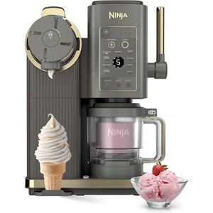Ninja Creami Scoop & Swirl 13-in-1 Ice Cream and Soft Serve Maker, NC701BL(CREAMi Scoop & Swirl (Mocha))