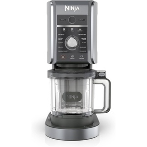 Ninja NC501 CREAMi Deluxe 11-in-1 Ice Cream & Frozen Treat Maker with 2 XL Family Size Pint Containers, Silver (Renewed)