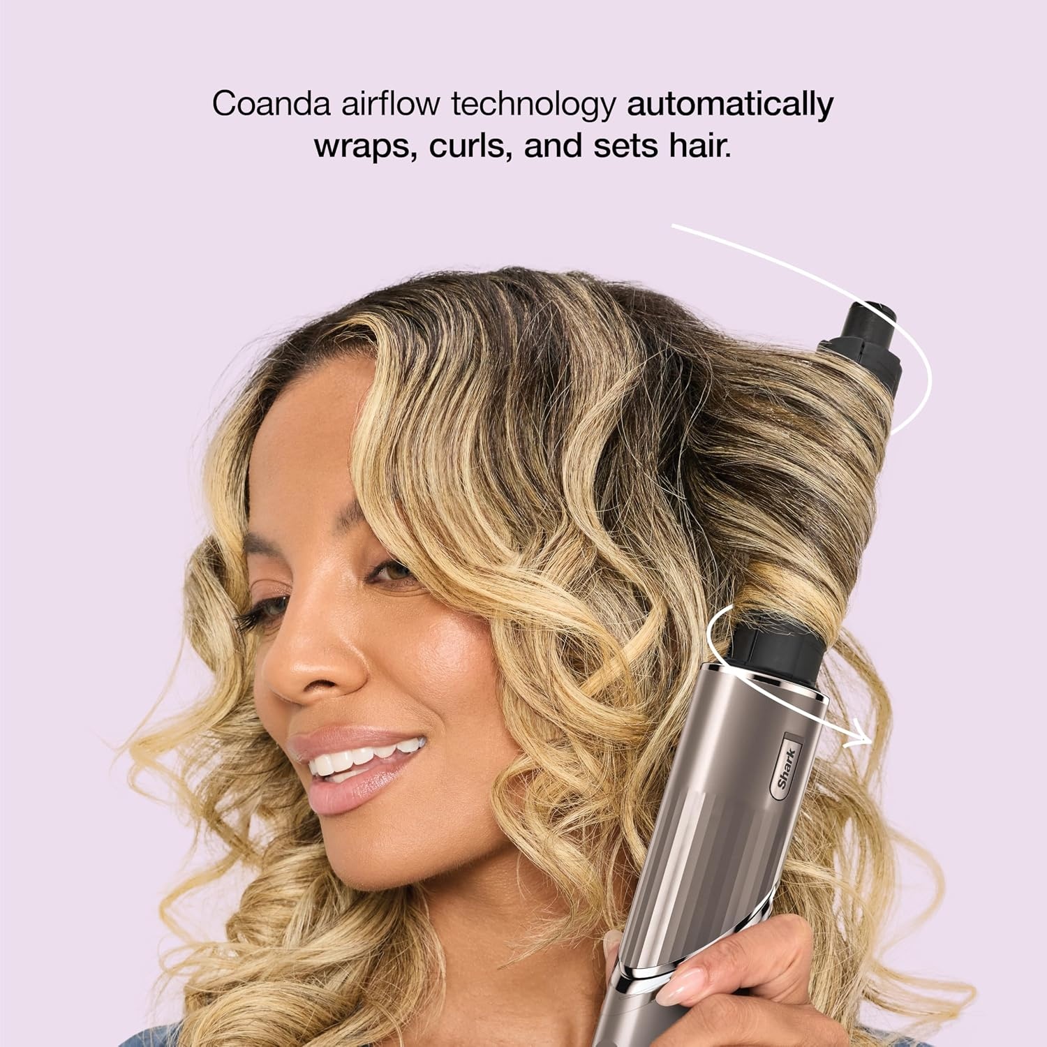 image:imageShark FlexStyle Air MultiStyler amp Drying System Coanda Black HD440BKMocha Silver Winter Special