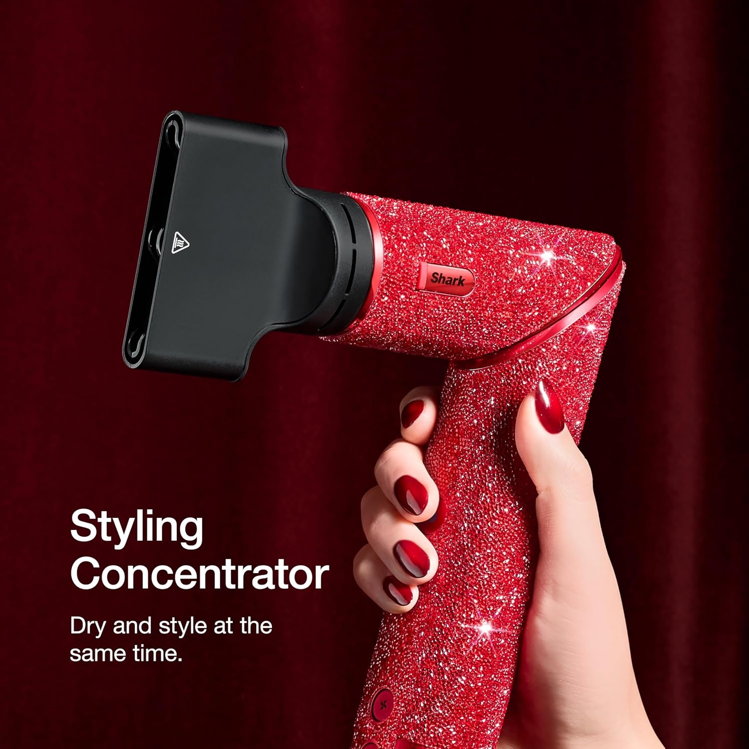image:imageShark FlexStyle Air MultiStyler amp Drying System Coanda Black HD440BKRed SparkleLimited Edition
