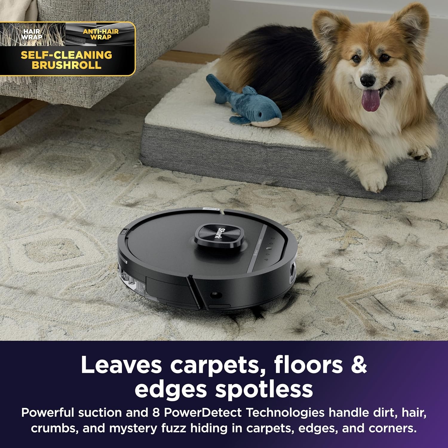 image:imageShark UV Reveal PowerDetect Wet amp Dry Robot Vacuum AV3000XEBlack