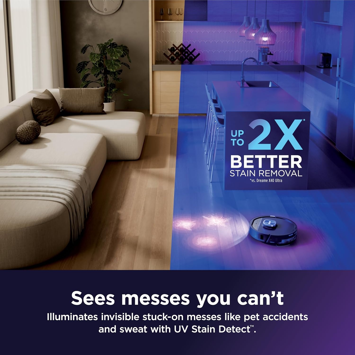 image:imageShark UV Reveal PowerDetect Wet amp Dry Robot Vacuum AV3000XEBlack