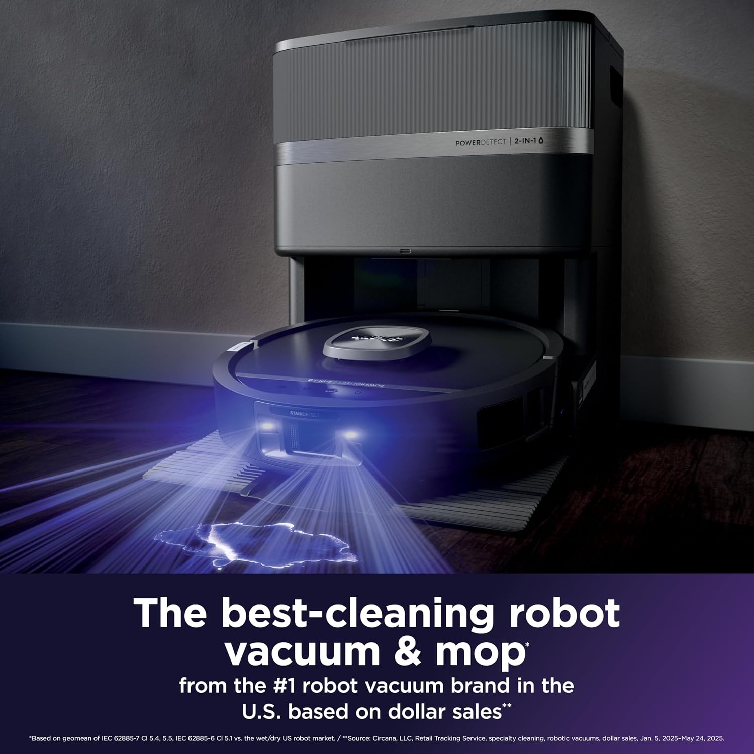 image:imageShark UV Reveal PowerDetect Wet amp Dry Robot Vacuum AV3000XEBlack