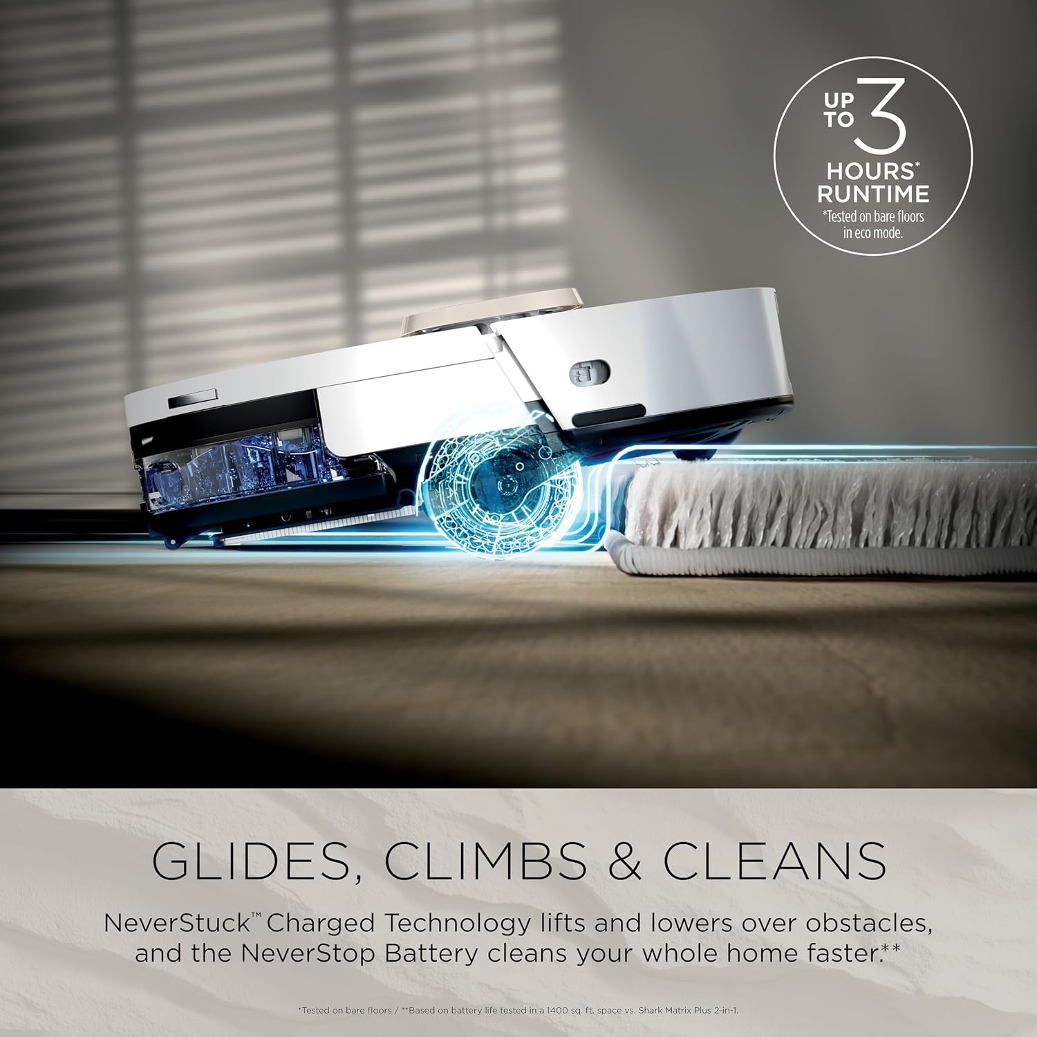 image:imageShark UV Reveal PowerDetect Wet amp Dry Robot Vacuum AV3000XEBlue Harbor