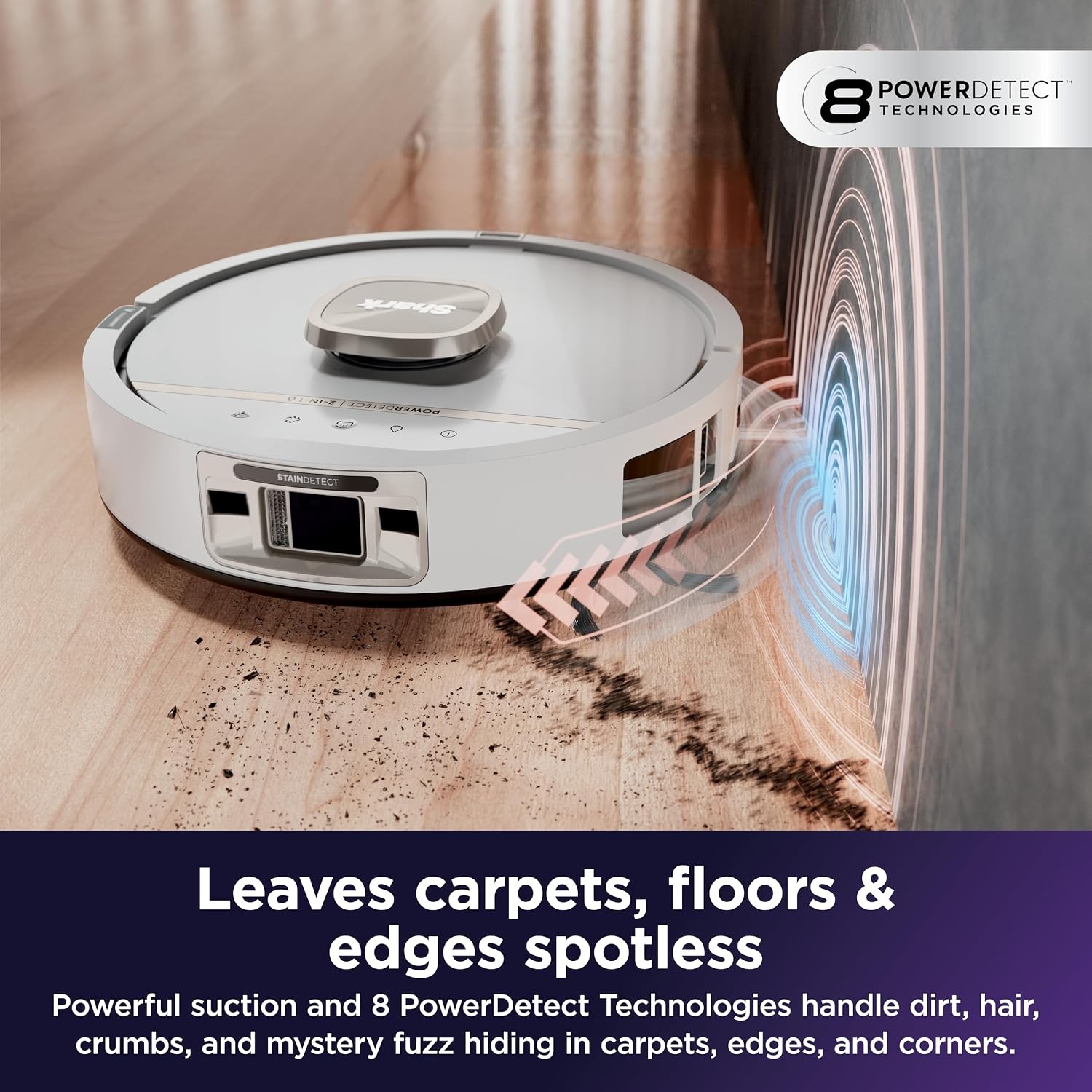 image:imageShark UV Reveal PowerDetect Wet amp Dry Robot Vacuum AV3000XEWhite