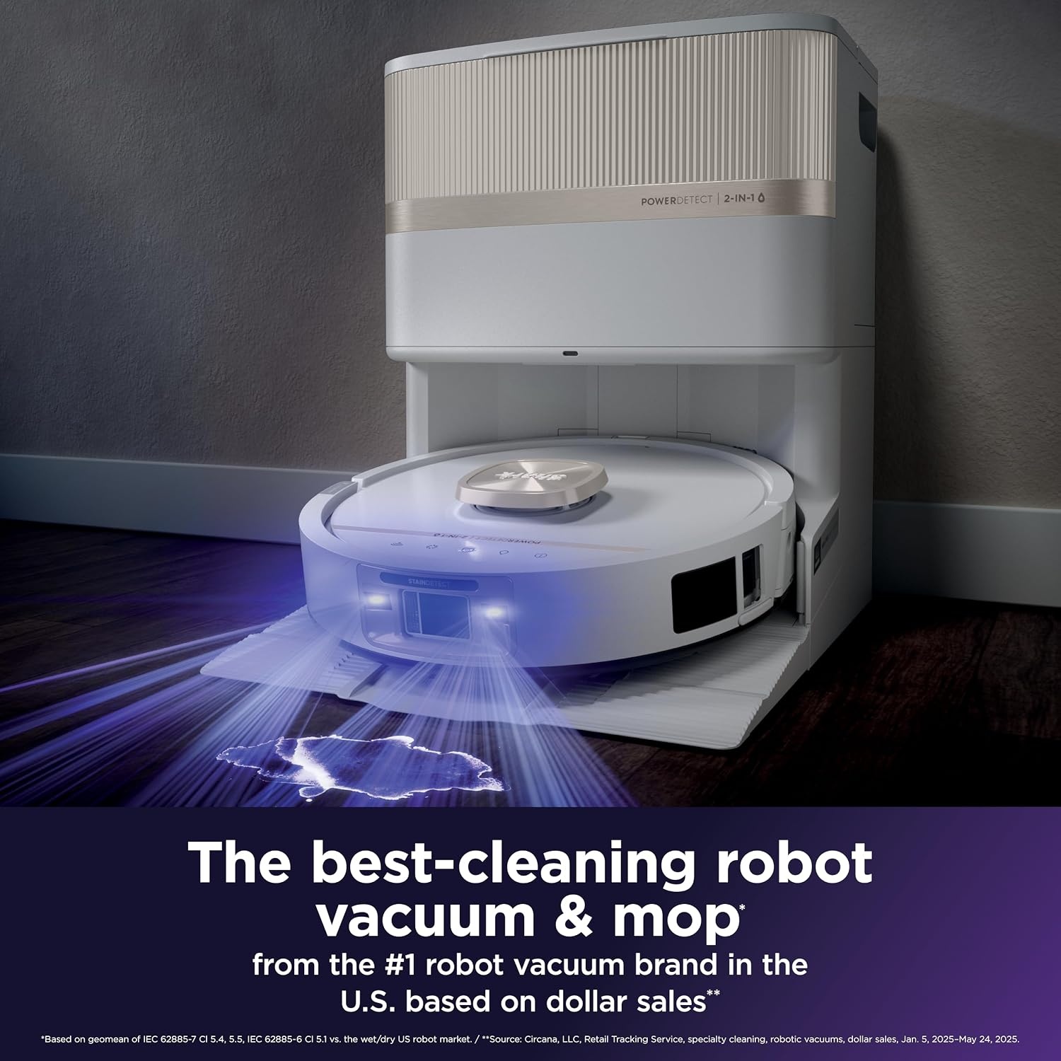 image:imageShark UV Reveal PowerDetect Wet amp Dry Robot Vacuum AV3000XEWhite