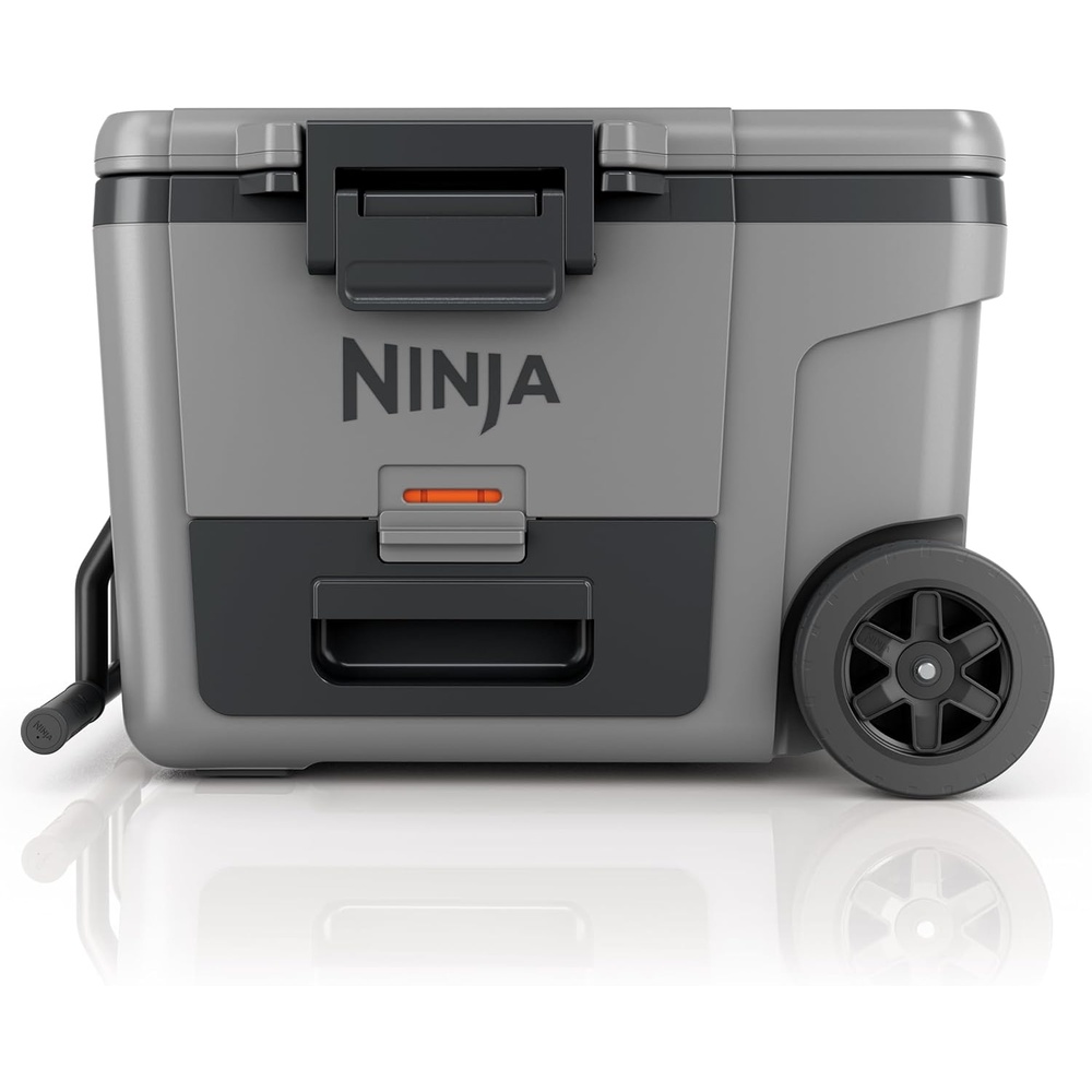 image:imageNinja FrostVault 45qt Cooler with Wheels Dry Storage Drawer Slate GraySlate Gray