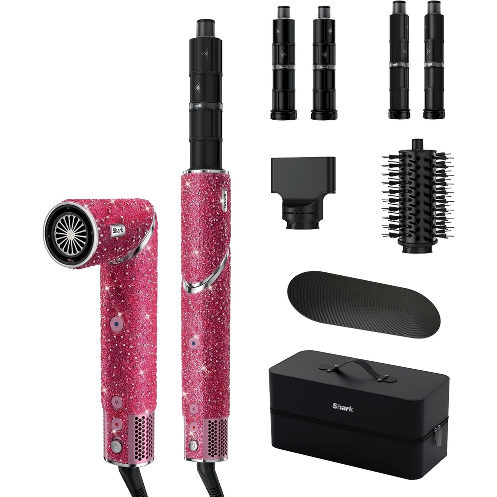 image:imageShark FlexStyle Air MultiStyler amp Drying System Coanda Black HD440BKMarilyn MonroePink Sparkle