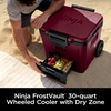 Ninja FrostVault™ 45qt Cooler with Wheels, Dry Storage Drawer, Slate Gray(Merlot)