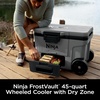 Ninja FrostVault™ 45qt Cooler with Wheels, Dry Storage Drawer, Slate Gray(Slate Gray)