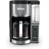 Ninja Fresh Brew Coffee Maker, 14 Cup Glass Carafe, Stainless Steel, CE451(14 Cup)