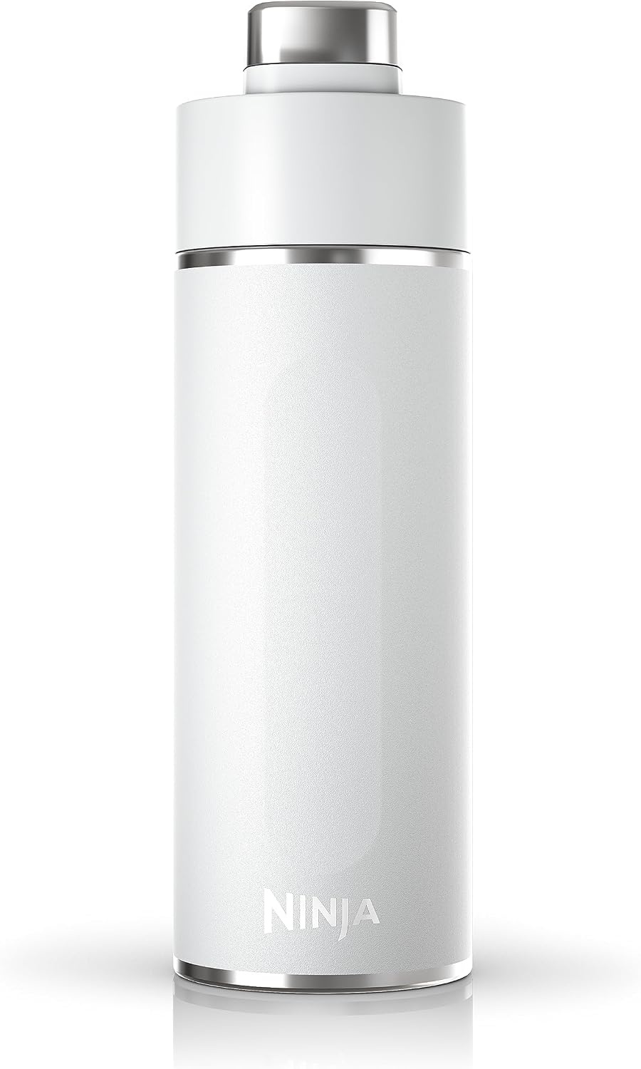 image:imageNinja DW2401GY Thirsti 24oz Travel Water Bottle For Carbonated Sparkling Drinks Colder and Fizzier Longer Leak Proof 24 Hrs Cold Dishwasher Safe Stainless Steel Insulated Tumbler Charcoal GrayWhite