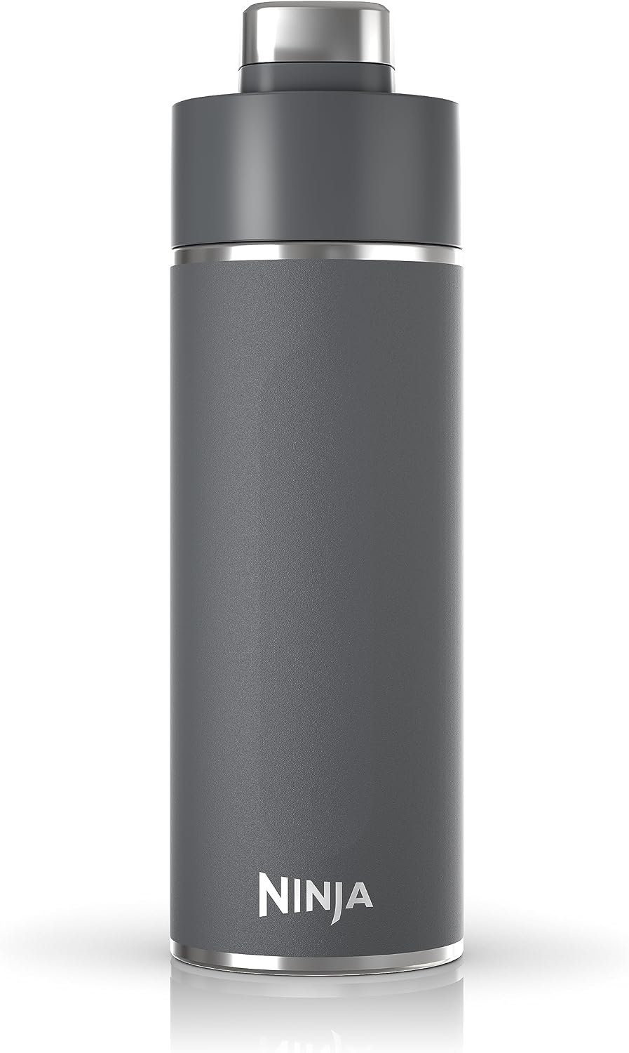 image:imageNinja DW2401GY Thirsti 24oz Travel Water Bottle For Carbonated Sparkling Drinks Colder and Fizzier Longer Leak Proof 24 Hrs Cold Dishwasher Safe Stainless Steel Insulated Tumbler Charcoal GrayGray