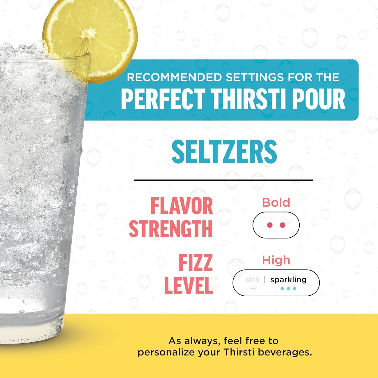 image:imageNinja Thirsti Flavored Water Drops SELTZER Black Cherry Crisp and Refreshing Sparkling Water Zero Calories Zero Sugar Zero Sweeteners Makes 20 12oz drinks 3 Pack WCFCHYAMLemon