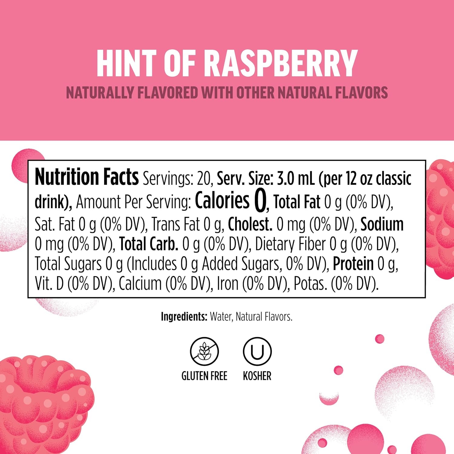 image:imageNinja Thirsti Flavored Water Drops SELTZER Black Cherry Crisp and Refreshing Sparkling Water Zero Calories Zero Sugar Zero Sweeteners Makes 20 12oz drinks 3 Pack WCFCHYAMVariety Pack