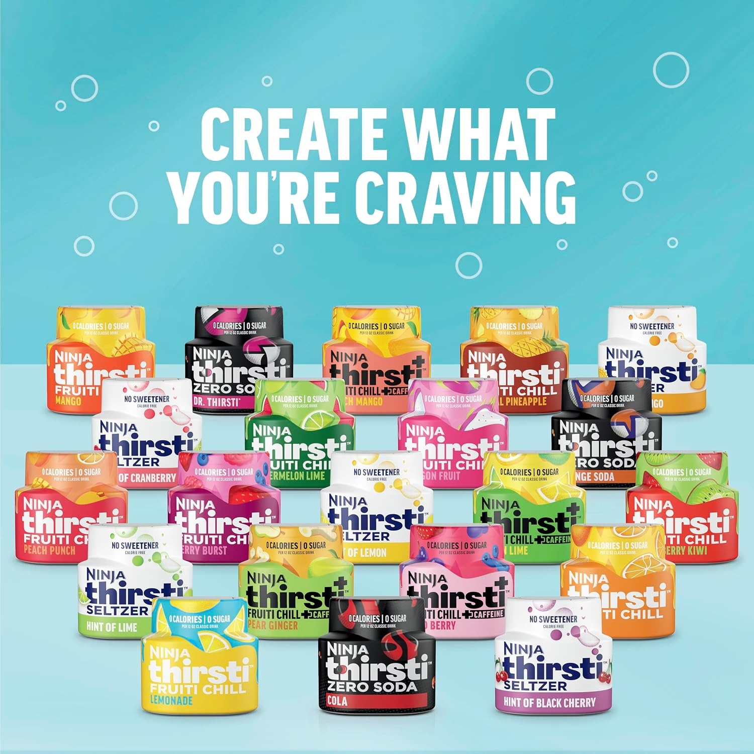 image:imageNinja Thirsti Flavored Water Drops Zero Soda Orange Soda Zero Calories1 Fl Oz Pack of 3