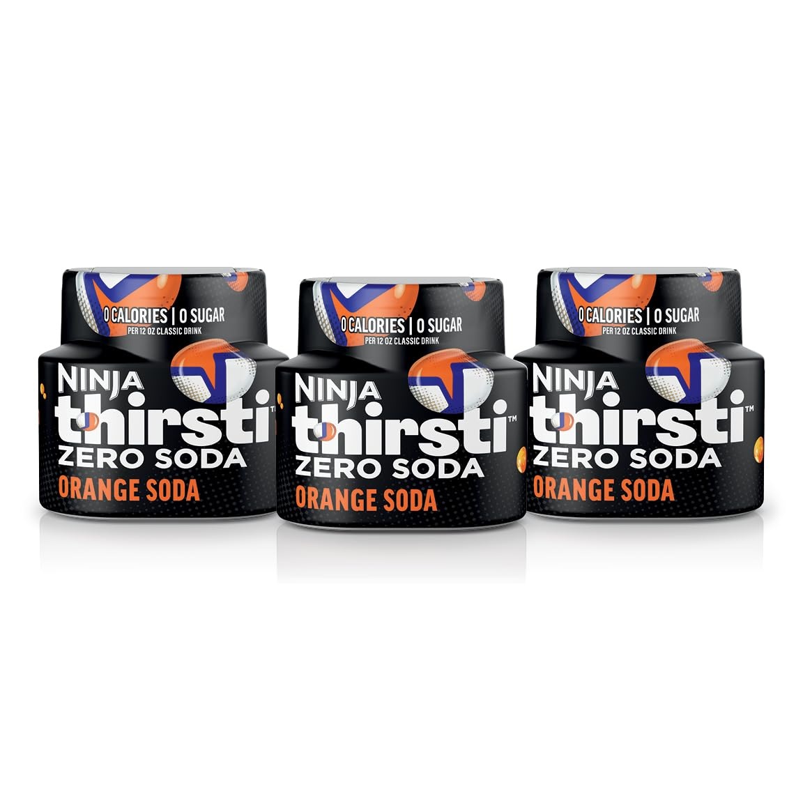 image:imageNinja Thirsti Flavored Water Drops Zero Soda Orange Soda Zero Calories207 Fl Oz Pack of 3
