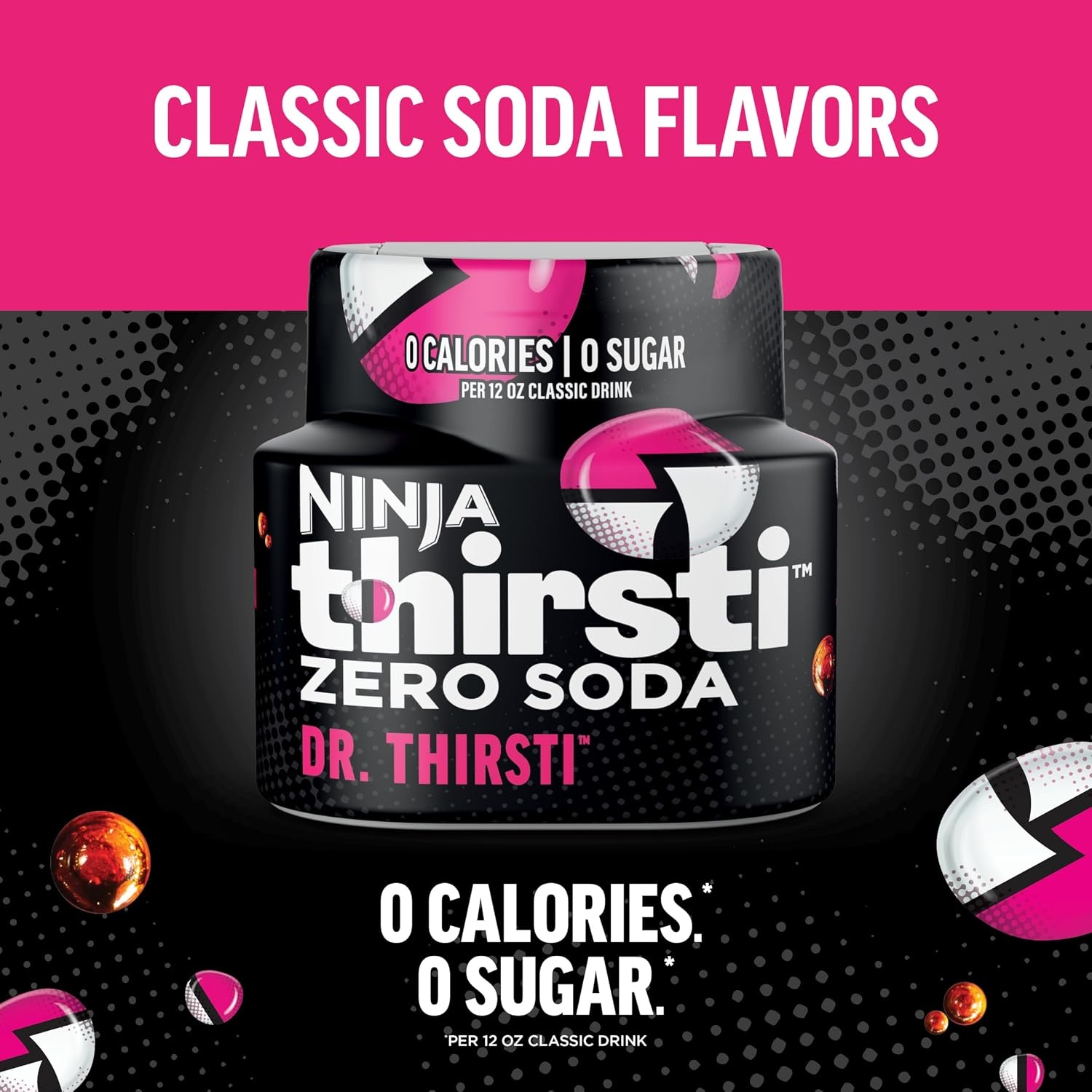 image:imageNinja Thirsti Flavored Water Drops Zero Soda Orange Soda Zero Calories207 Fl Oz Pack of 3