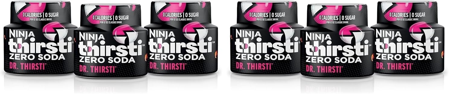 image:imageNinja Thirsti Flavored Water Drops Zero Soda Orange Soda Zero Calories207 Fl Oz Pack of 6
