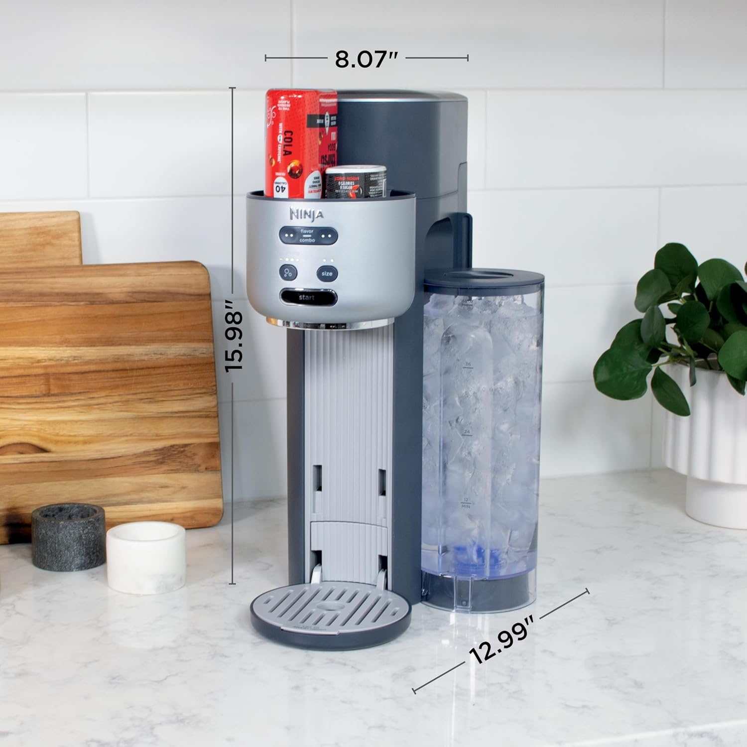 image:imageNinja Thirsti Ultimate Drink System Soda Maker Pink WC3001PK1Cyberspace